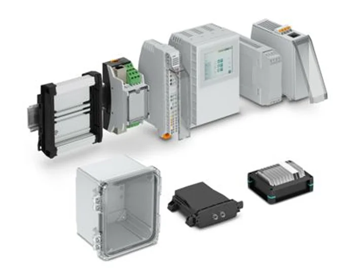 Image of Electronics housings for the DIN rail and for field applications